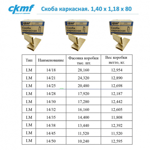 Скоба каркасная